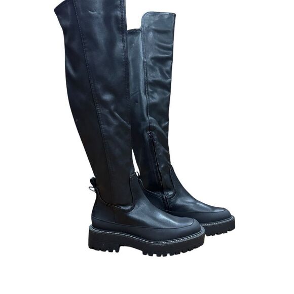 Revolve Sam Edelman Lerue Over The Knee Tall Lug Boots - Picture 9 of 13